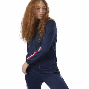 Reebok Classic Track Top Sweatshirt Damen - Navy - DE 280-FRP